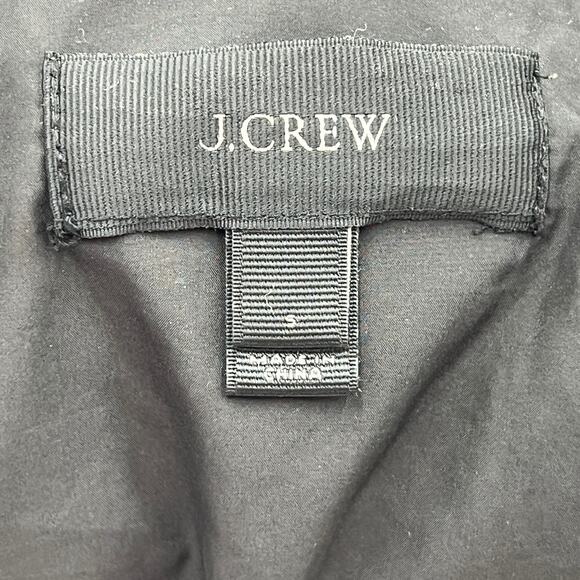 J. Crew Excursion Quilted Down Vest Black High Collar Heritage 49194 - Picture 3 of 9